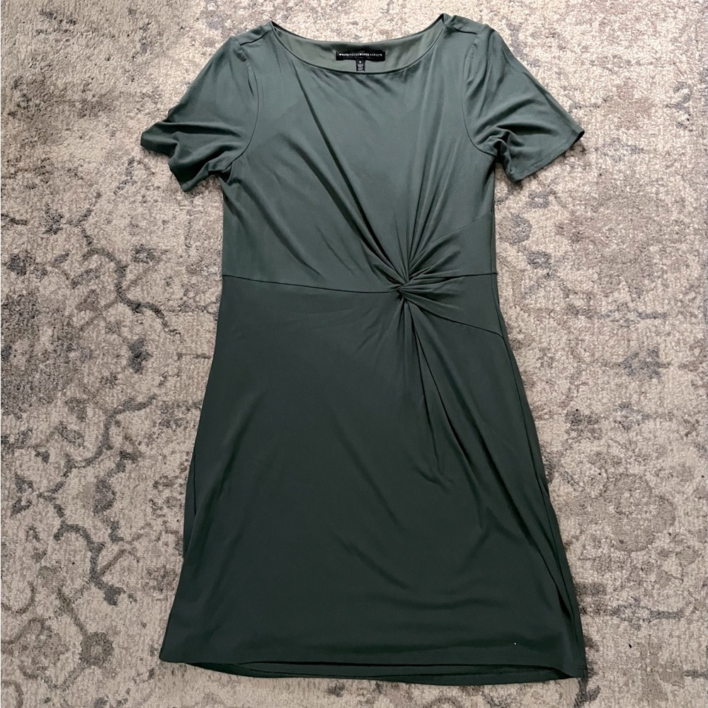 White House Black Market dress in Olive green.